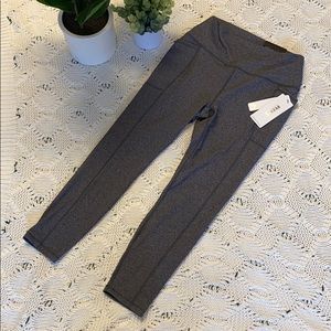 NWT Grey full length leggings size XL